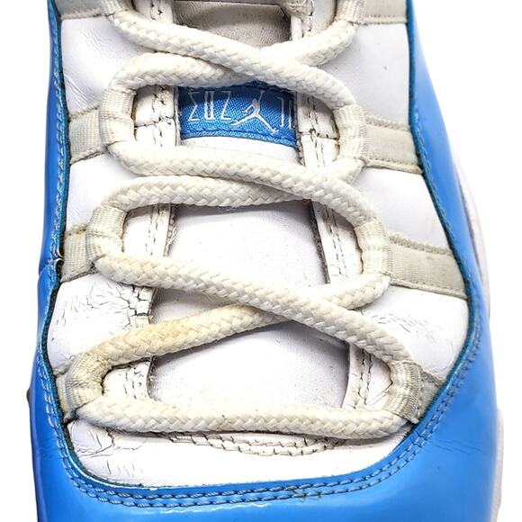 Jordan 11 Retro Low UNC Blue OG Rare Sneakers 528895-106 US 10 - Preowned - Picture 9 of 10